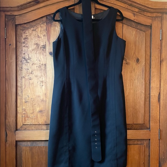 Calvin Klein sleeveless little black dress size 12 - Picture 2 of 7